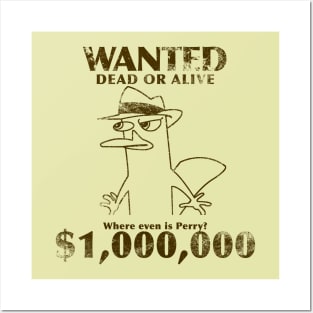 Perry the Platypus - Wanted Posters and Art